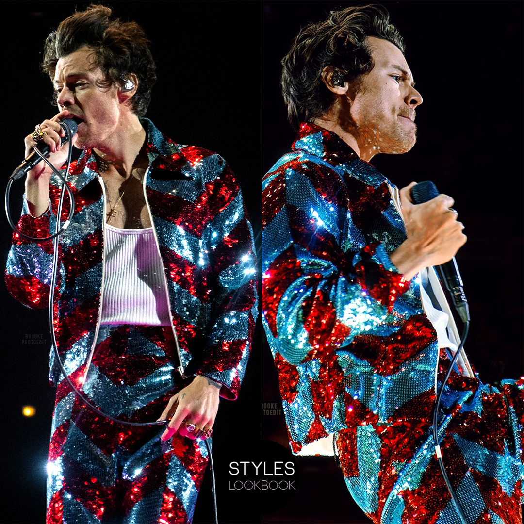 Harry Styles Lookbook — For the first show of his Chicago