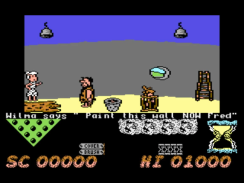 ‪Speaking of The Flintstones—as a kid, I owned the 1988 C64 game. It started with Wilma ordering Fre