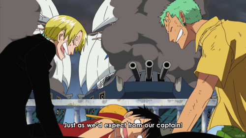 Gotta Love That The Anime Added Some Frames When The Strawhats Were Escaping From The Marines At The