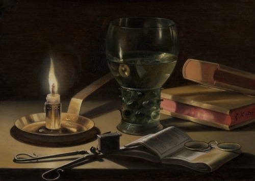 Pieter Claesz - Still Life with Lighted Candle1627oil on panelMauritshuis, The Hague