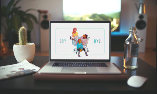 wardengrey:peachfuzzcomics:wardengrey:Hey everyone! The BOY/BYE project Kickstarter is now live toda