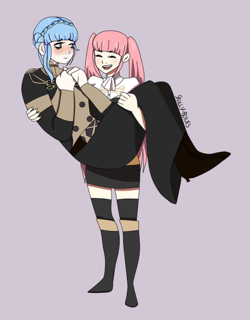 skully-bones:  fire emblem three houses: here have some cotton candy hair girls me: &gt;:O!!!!!!