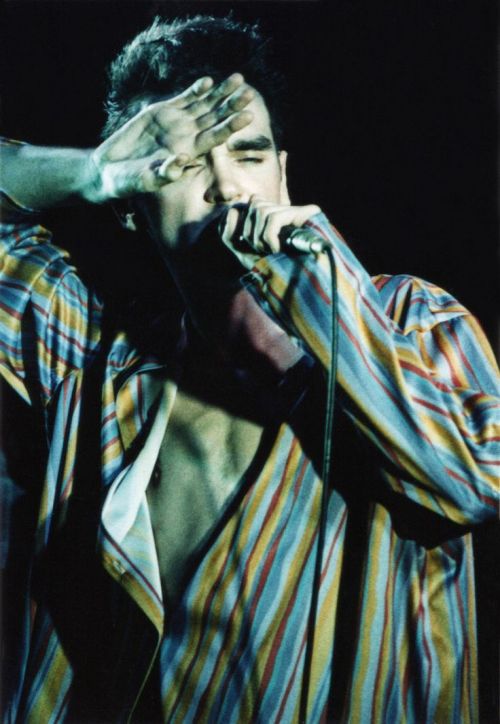 thisaintnomuddclub:The Smiths at the Hammersmith Palais, on March 12th, 1984 in London, England. Pho