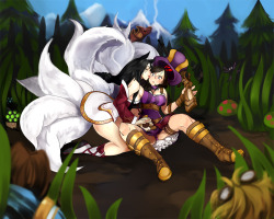 Ahri and Caitlyn