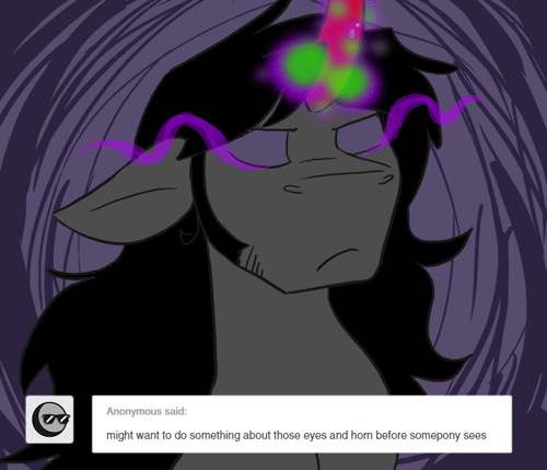 ask-king-sombra:ALWAYS WITH THE PROBLEMSMerp…. >_>