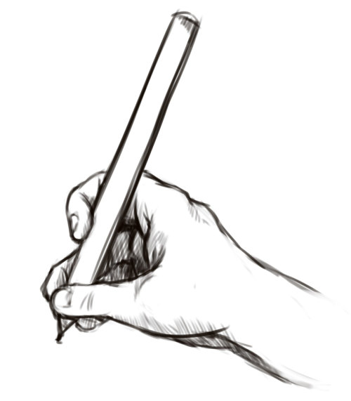 taiikodon: pomki: baconpal: nononfrag: osakasa: This is how I hold a pen in case you were wondering 