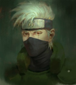 youngjusticer:  The Copy Ninja.Kakashi, by Lius Lasahido.