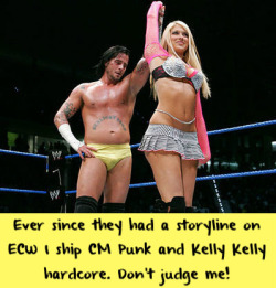 Wwewrestlingsexconfessions:  Ever Since They Had A Storyline On Ecw I Ship Cm Punk