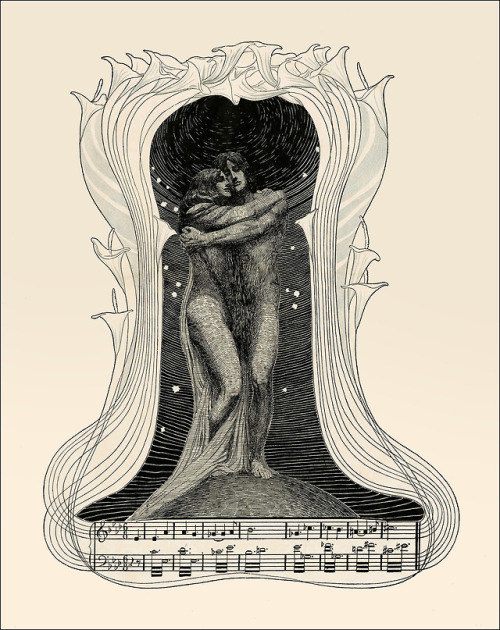 adanwen:Tristan and Isolde by Franz Stassen (1900).