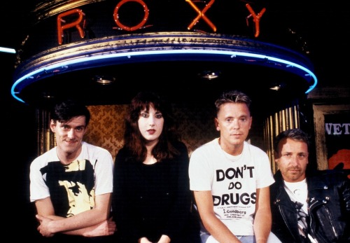 New Order After Performing 'True Faith' At The Roxy TV Show, 1987