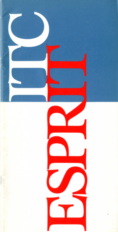 ITC International Typeface Corporation, typography brochures, 1976-1985