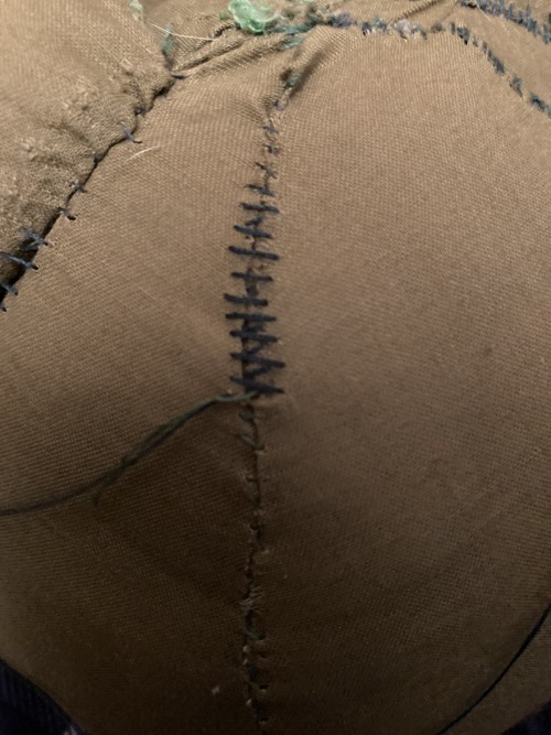 These Are The Pictures Taken Of The Race Stitching Of Plushtraps Head These Pictures Were Taken In October