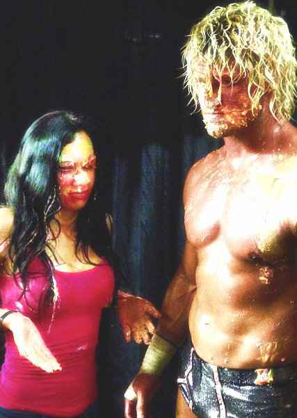Well that was a complete fail by AJ XD but how did they both get covered in cake?!!