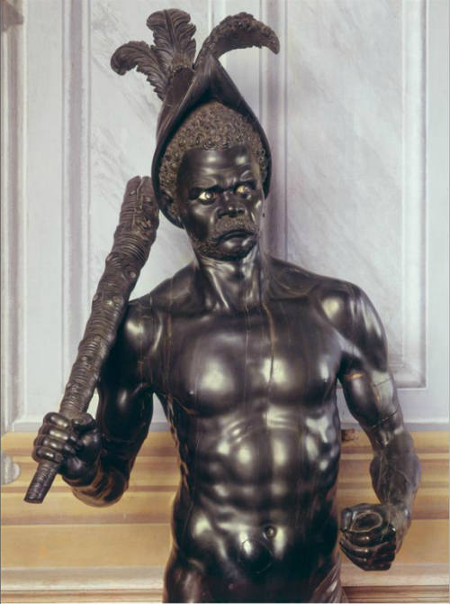 medievalpoc:Andrea BrustolonBlack WarriorItaly (c. 1715)Carved Ebony, 270 cm.Venezia, Museo del Sett