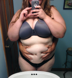 fierce-and-fat:  poor guy, you can’t even see him  (can you tell I have a big smile on my face?)  