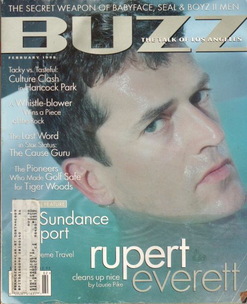 Rupert Everett Cover Project continues: Buzz, February 1998 hi-res