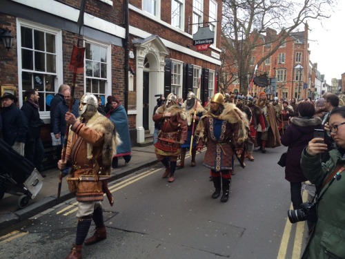 hedendom:March To CoppergateThe Jorvik Vikingr march from Deansgate to Coppergate in preparation for