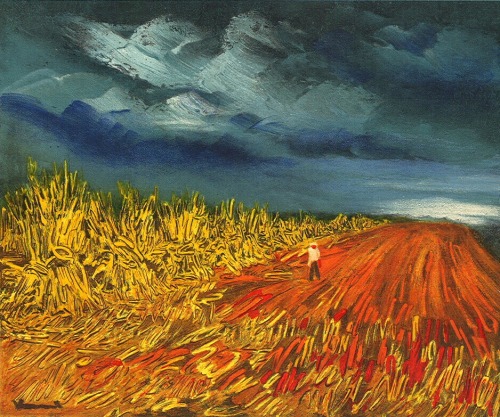 Harvest, reapers, farmers, haymakers &hellip;.-  The Harvest   Maurice de Vlaminck ,-  The Veteran i