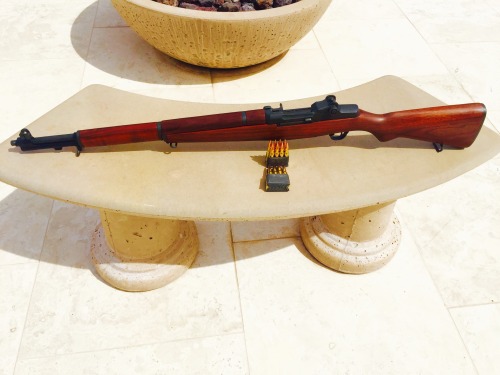 rebelnurse1986: arizonagunguy:   arizonagunguy:   Got a factory .308 M1 Garand. Not a tanker. Mfg. April 8, 1986 also not a CMP rifle  @rebelnurse1986   Yo quiero   I want one !