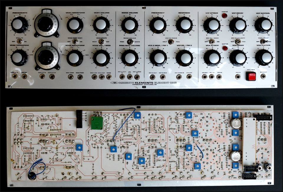 seed-echo:  Macbeth Synthesizers Elements One prototypeDAT KNOBS!
