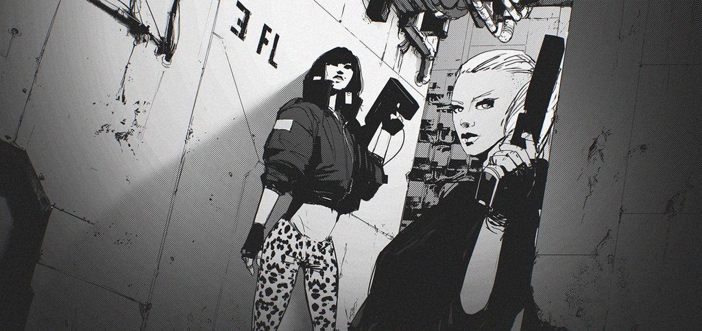 fuckyeahcyber-punk:  Bomber Jacket Gang by tiger1313