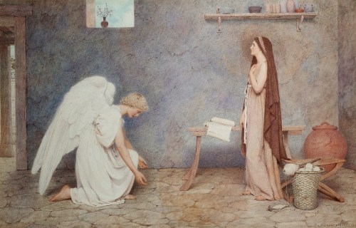 blogcubanpete:George Lawrence Bulleid, The Annunciation, 1903