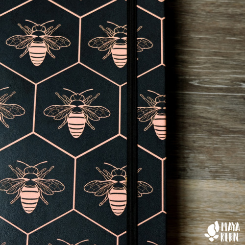 mayakern: bee journal comes in either blank or dotted paper, smooth finish96 pages, 100gsm, works gr