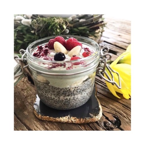 Chia pudding for breakfast 