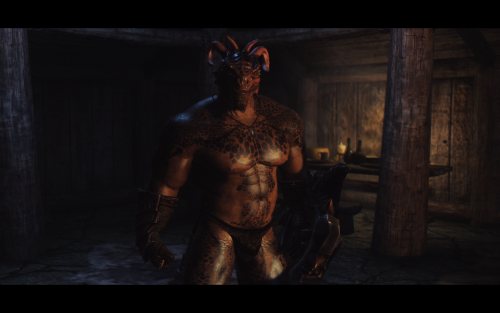 move-to-ipod:  personalchesschirebaconblog:  mrbonerswildride:  beastracesftw:  Skyrim screenshots taken by OrcVakarian, displaying a WIP mod called Shape Atlas for Men (created by VectorPlexus, and worked on by various other authors). The mod used to