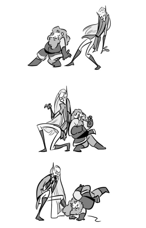 kacydoodles:Dwarves are heavy.