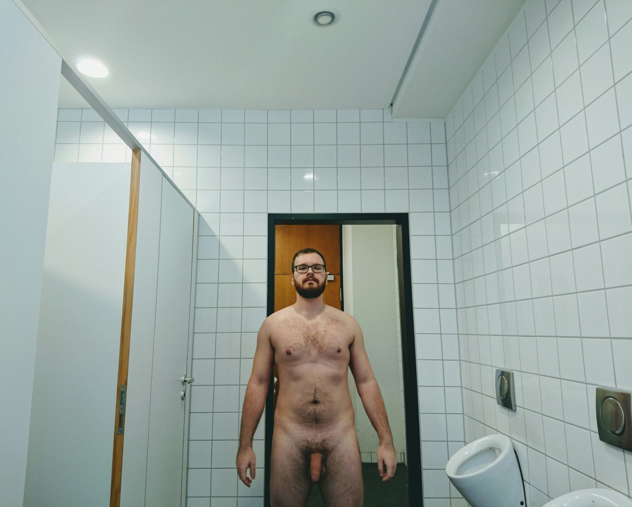 cutechubbybrownboy:  dan-dewitt:University bathroom. Anal Sex Toys, Bondage Gear