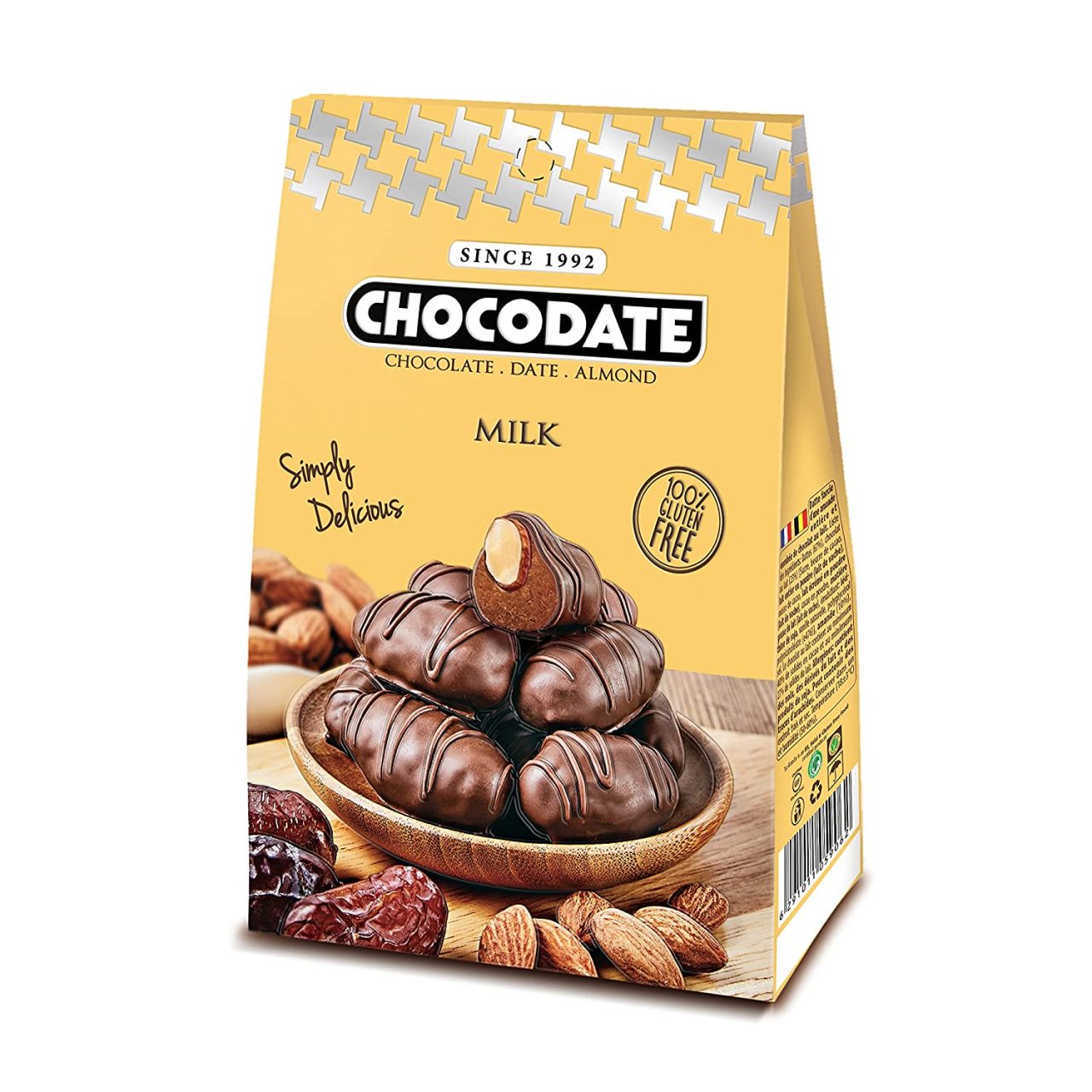 Schokolade-Datteln-Mandeln Arabian Delights Chocodate Milch 