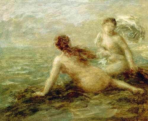 labellefilleart: Bathers by the Sea, Henri Fantin-Latour