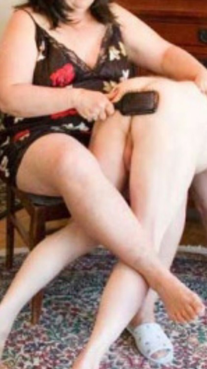 gahollen: And now I’m going to use my slipper on you too for knocking it off my foot!!