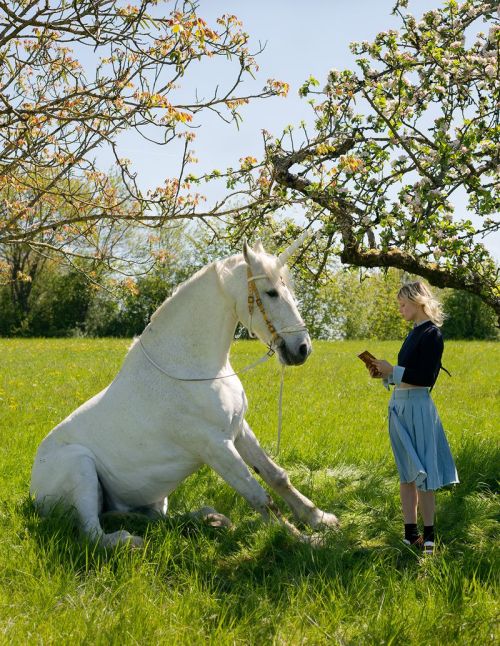 Nikki Kahr, photographed by Alexandra Sophie and styled by Audrey Taillee for Vogue Portugal May 202