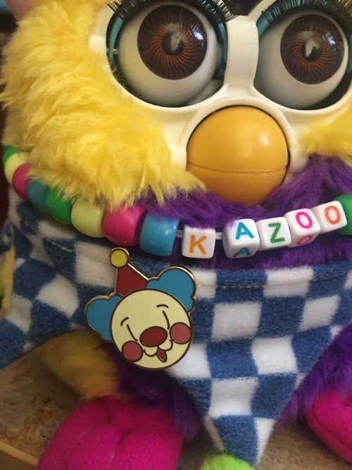 Got a cute pin from ClownCrafts on Etsy! Perfect for Kazoo!