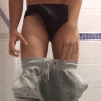 dont-piss-it-away: wetboyuk22:  Upcoming video - got very desperate in my jogging bottoms (sweatpants) 
