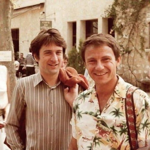 kiki-de-la-petite-flaque: Harvey Keitel and Robert DeNiro at the Cannes Film Festival (1976)