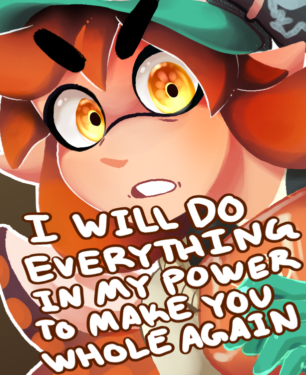 squidnids:Anytime my teammates cry for help this is how I feel