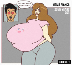 Torofaker:  Mamá Bianca In “Family Mamories”.That Shirt Is A Gift Of Her Friend