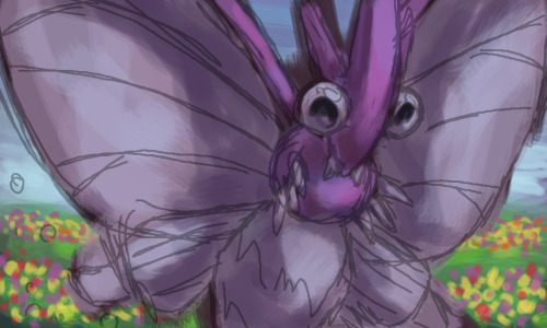 MORE VENOMOTH And I Still Have *lots* Of Veno Art To Post.