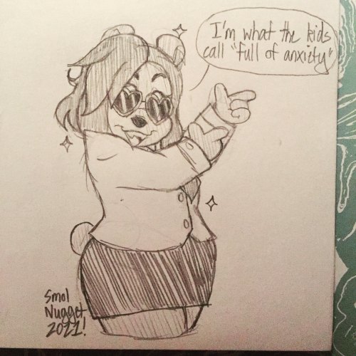 A Couple Of Ursa Sketchesfeaturing Alphys In One Of Themthat Ive Done. Second One Is Based On An Incorrect