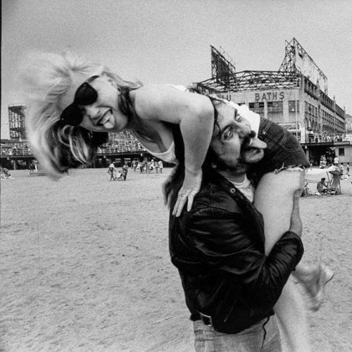 forever-blondie: Debbie Harry and Lester Bangs, Coney Island