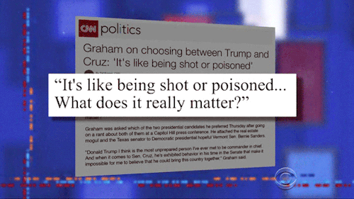 an-gremlin:  tea-and-liminality:  malisteen:  sandandglass:  Some Republicans dislike Trump and Cruz as much as everybody else does  The republican establishment made a deliberate, conscious decision to court the ‘racist white asshole’ vote that the