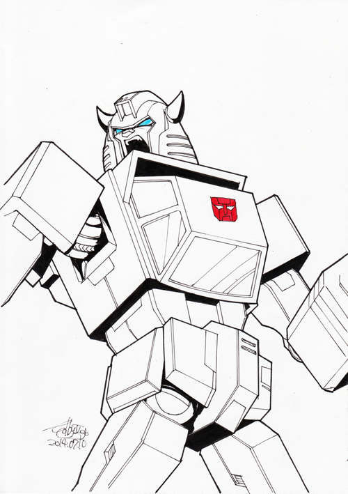 golby2:  1 day, 1 sketch.July 7, 2014 - KaonJuly 8, 2014 - Sir Soundwave and SG RavageJuly