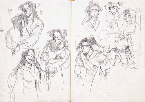 I’ve been reading tgcf so here are some doodles ~