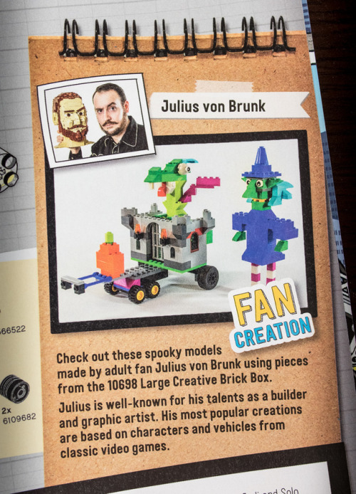If you happen to see the latest issue of LEGO Life Magazine, be sure to look for the feature of this