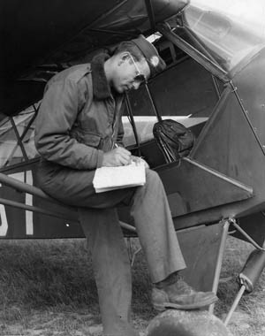 rockyp77: Lieutenant Albert M. Boulanger, a pilot for 376th Parachute Field Artillery Battalion, 82n
