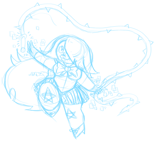 msenglishgent:  some senshi gems im sketchin~ 