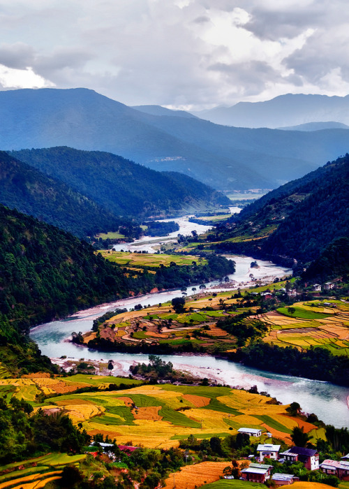 omgshowmetheworld:Punakha, Bhutan; photo by Dave McEllistrum on 500px